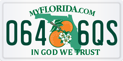 FL license plate 0646QS