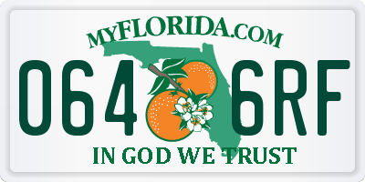 FL license plate 0646RF