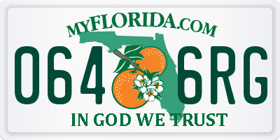 FL license plate 0646RG