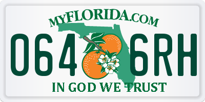 FL license plate 0646RH