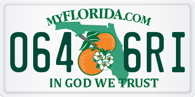 FL license plate 0646RI