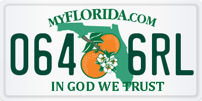 FL license plate 0646RL