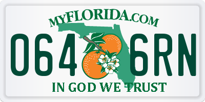 FL license plate 0646RN