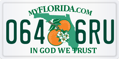 FL license plate 0646RU