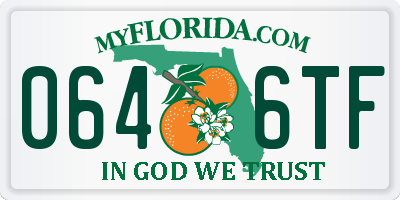 FL license plate 0646TF