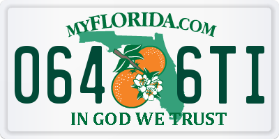 FL license plate 0646TI