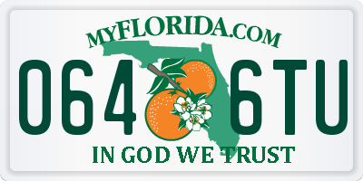FL license plate 0646TU
