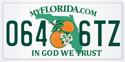 FL license plate 0646TZ