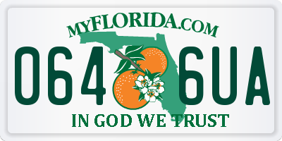 FL license plate 0646UA