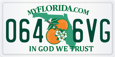 FL license plate 0646VG