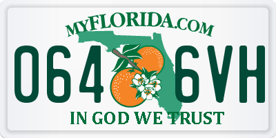 FL license plate 0646VH