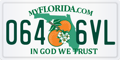FL license plate 0646VL