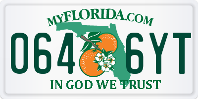FL license plate 0646YT