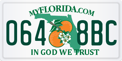 FL license plate 0648BC