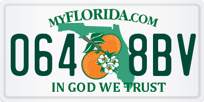 FL license plate 0648BV