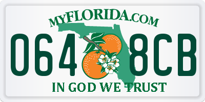 FL license plate 0648CB