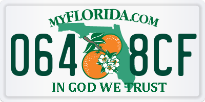 FL license plate 0648CF