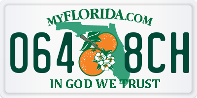 FL license plate 0648CH