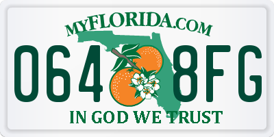 FL license plate 0648FG