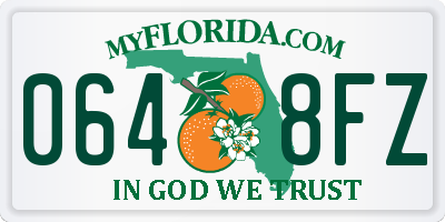 FL license plate 0648FZ