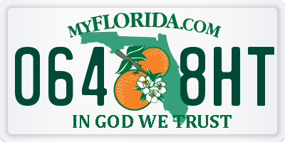 FL license plate 0648HT