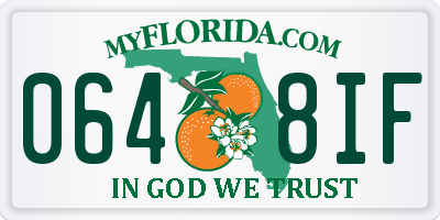 FL license plate 0648IF