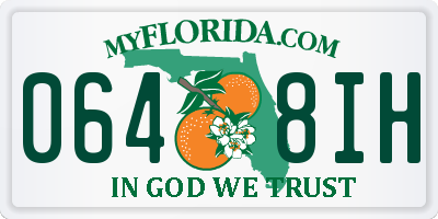 FL license plate 0648IH