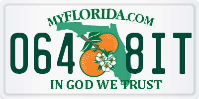 FL license plate 0648IT