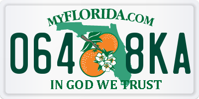 FL license plate 0648KA