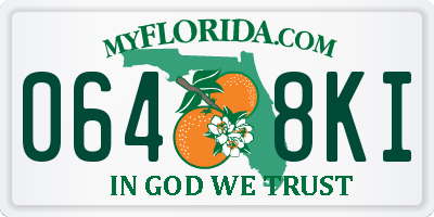 FL license plate 0648KI