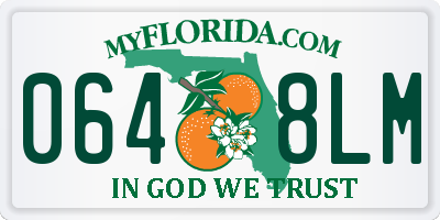 FL license plate 0648LM