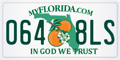 FL license plate 0648LS