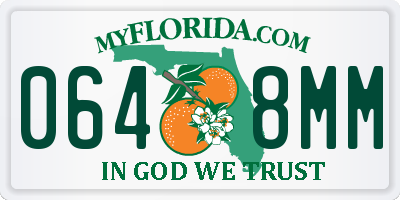 FL license plate 0648MM