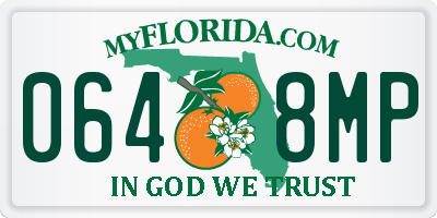 FL license plate 0648MP