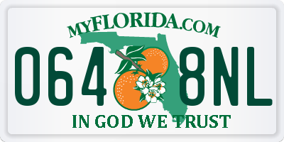 FL license plate 0648NL