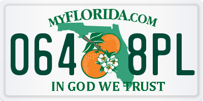 FL license plate 0648PL