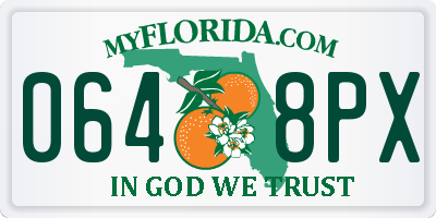 FL license plate 0648PX