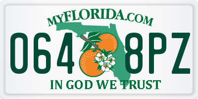 FL license plate 0648PZ