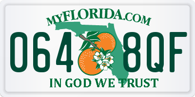 FL license plate 0648QF