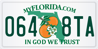 FL license plate 0648TA