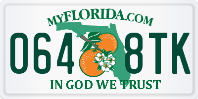 FL license plate 0648TK