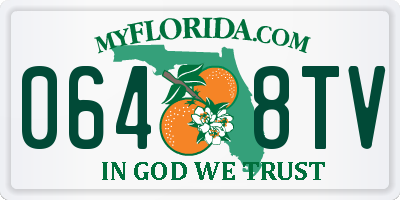 FL license plate 0648TV