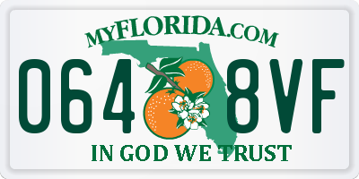 FL license plate 0648VF
