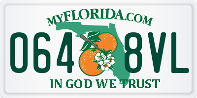 FL license plate 0648VL