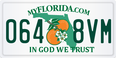 FL license plate 0648VM