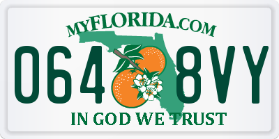 FL license plate 0648VY