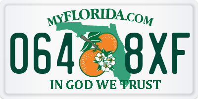 FL license plate 0648XF