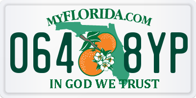 FL license plate 0648YP