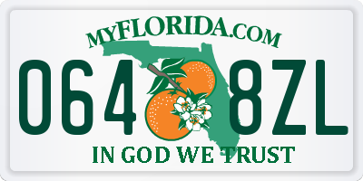 FL license plate 0648ZL