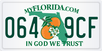 FL license plate 0649CF
